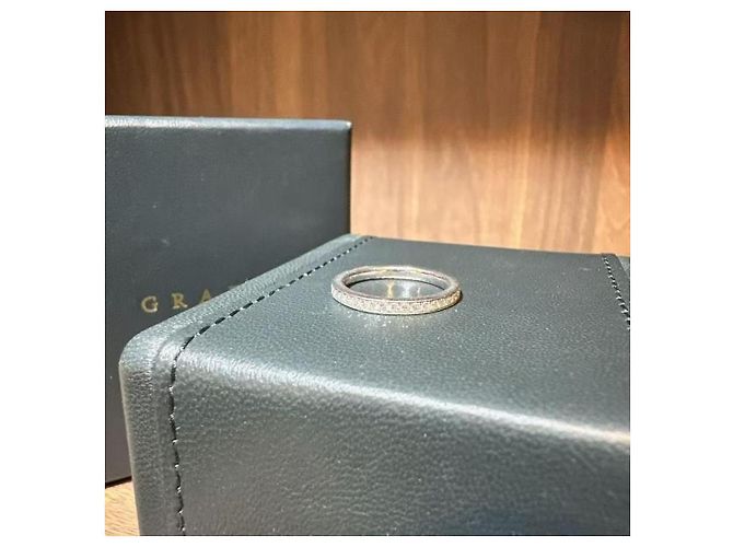 Anillo Eternity Graff Classic Diamantes Plata - vista 7