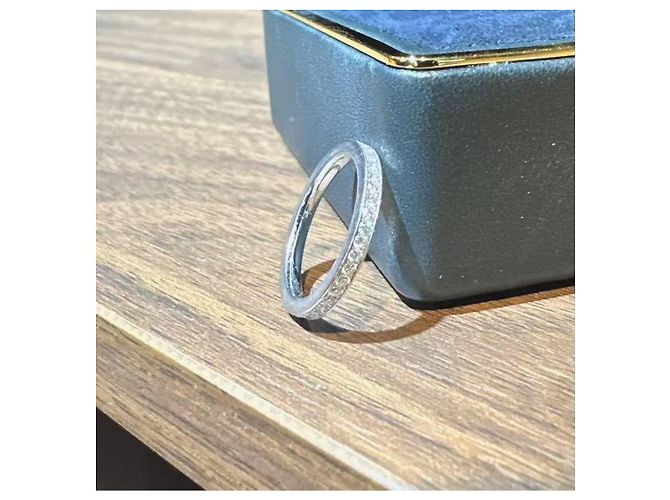 Anillo Eternity Graff Classic Diamantes Plata - vista 9
