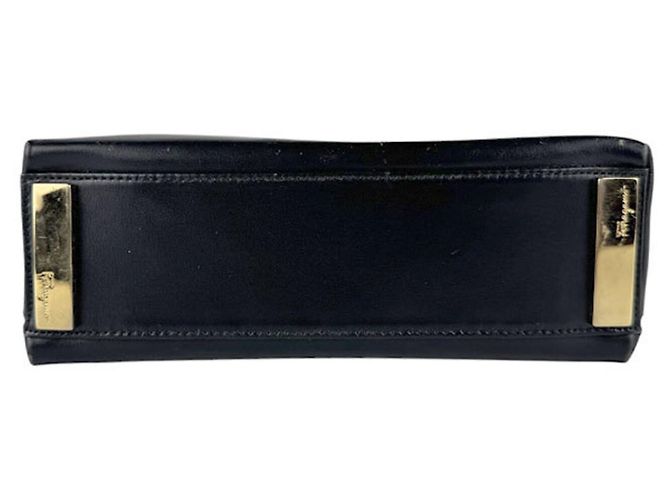 Borsa a tracolla in pelle Salvatore Ferragamo Nero - vista 4