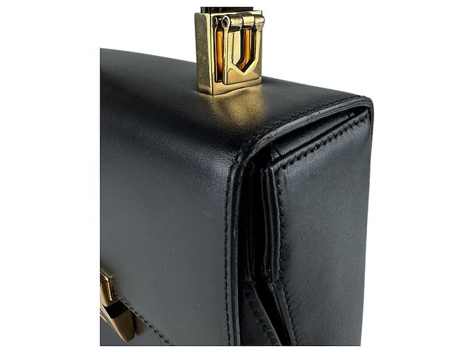 Borsa a tracolla in pelle Salvatore Ferragamo Nero - vista 7