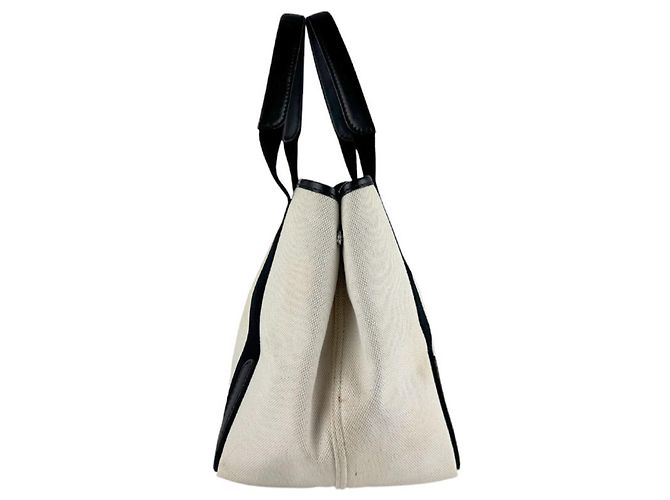 Borsa Cabas S Balenciaga Blu Navy Nero Crudo - vista 2