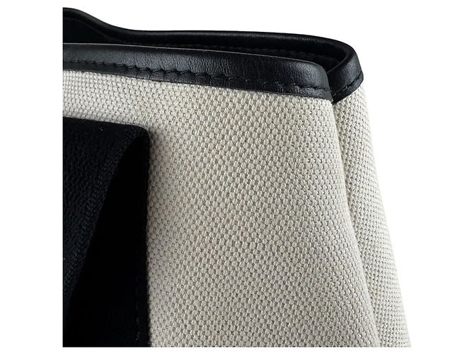 Borsa Cabas S Balenciaga Blu Navy Nero Crudo - vista 7