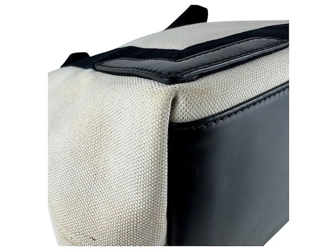 Borsa Cabas S Balenciaga Blu Navy Nero Crudo - vista 8