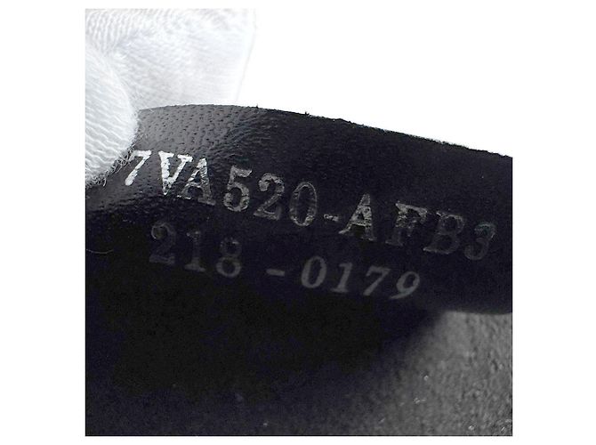 Borsa a tracolla in pelle nera Fendi Nero - vista 13