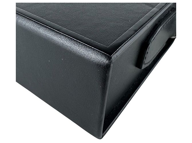 Borsa a tracolla in pelle nera Fendi Nero - vista 9
