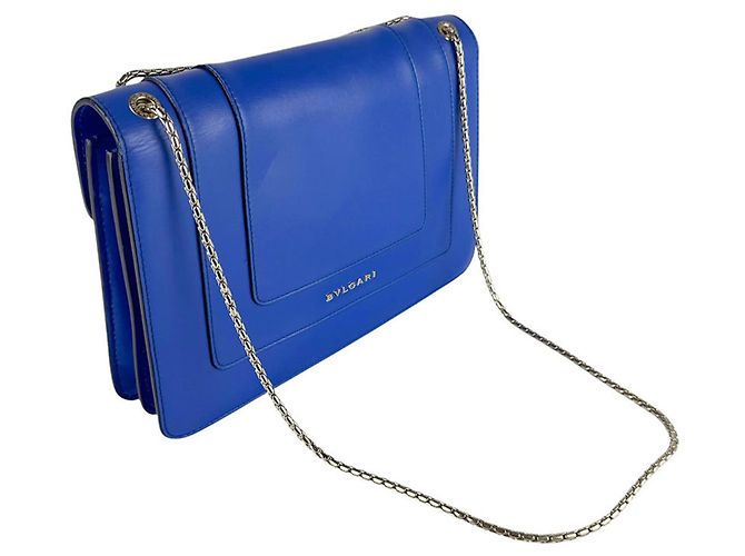 Bulgari Bvlgari Serpenti Forever Schultertasche Blau - Ansicht 10