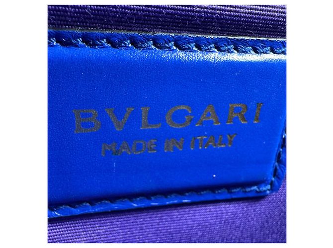 Bulgari Bvlgari Serpenti Forever Schultertasche Blau - Ansicht 12