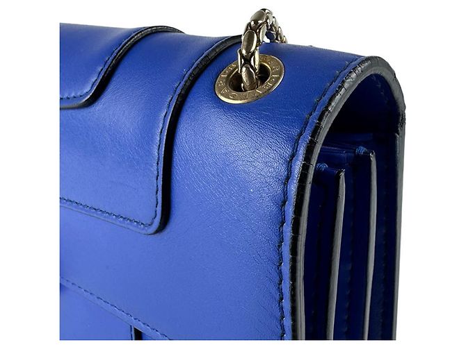 Bulgari Bvlgari Serpenti Forever Schultertasche Blau - Ansicht 7