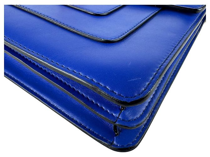 Bulgari Bvlgari Serpenti Forever Schultertasche Blau - Ansicht 9