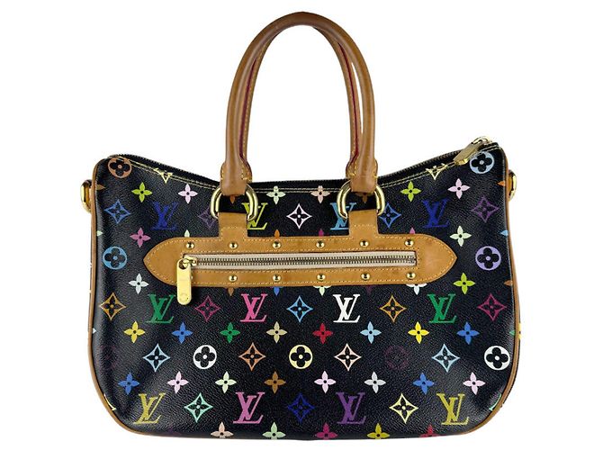 Borsa a Spalla Louis Vuitton Multicolor Monogram Nero Multicolore - vista 3