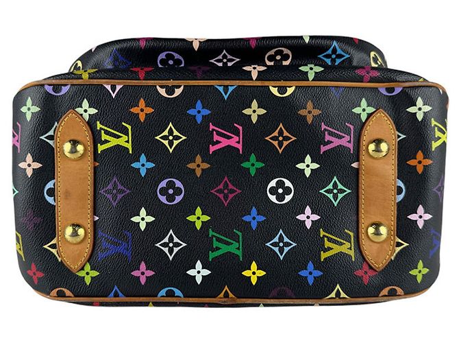 Borsa a Spalla Louis Vuitton Multicolor Monogram Nero Multicolore - vista 4