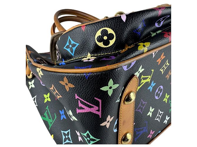 Borsa a Spalla Louis Vuitton Multicolor Monogram Nero Multicolore - vista 8