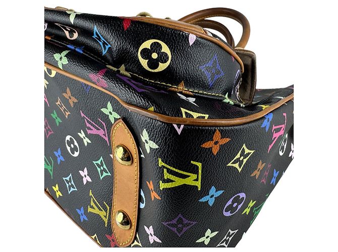 Borsa a Spalla Louis Vuitton Multicolor Monogram Nero Multicolore - vista 9