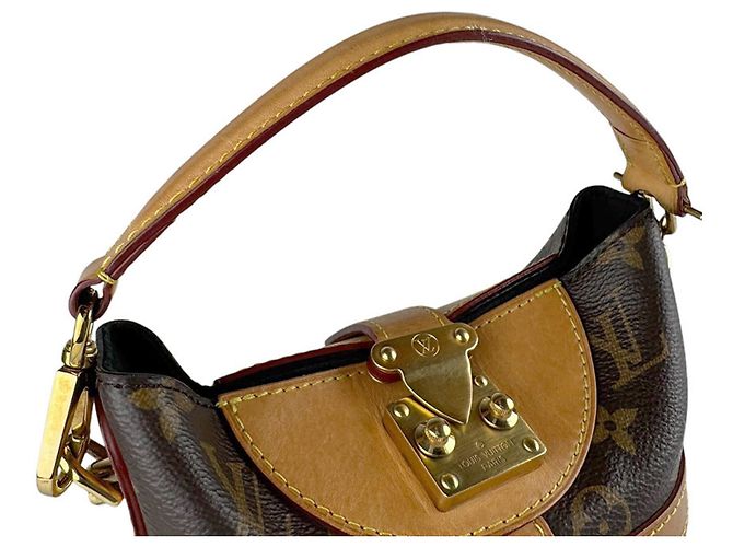Borsa a Spalla Louis Vuitton Monogram Marrone Monogramma - vista 10