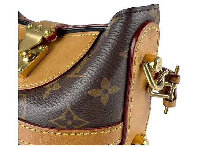 Borsa a Spalla Louis Vuitton Monogram Marrone Monogramma - vista 7