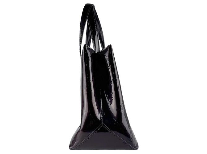 Borsa Louis Vuitton Monogram Vernis Wilshire PM Bordò - vista 2