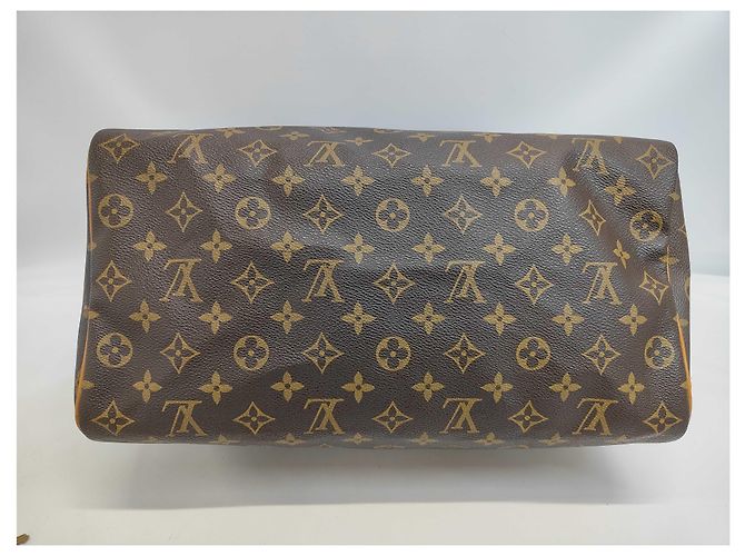 Borsa Louis Vuitton Speedy Monogram Canvas 35 Marrone - vista 3