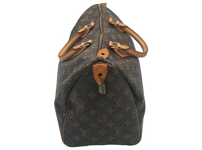 Borsa Louis Vuitton Speedy Monogram Canvas 35 Marrone - vista 5