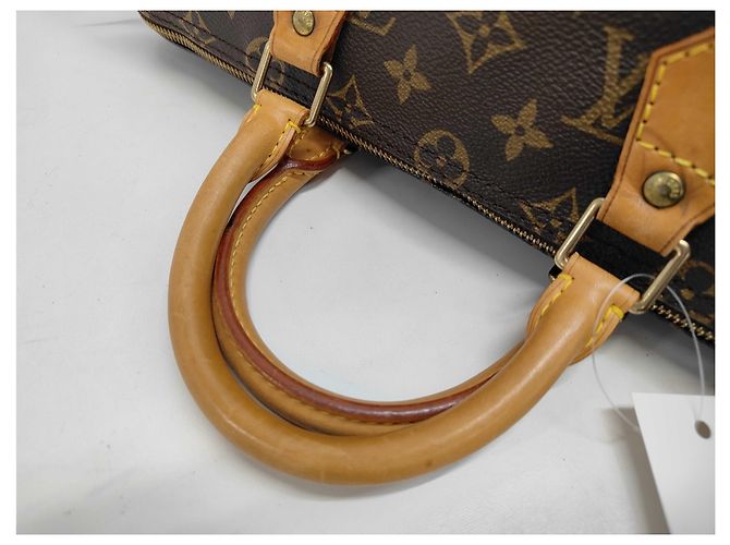 Borsa Louis Vuitton Speedy Monogram Canvas 35 Marrone - vista 7