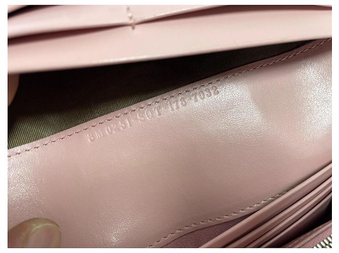 Fendi Cartera Continental Monster Eyes Piel Rosa - vista 11