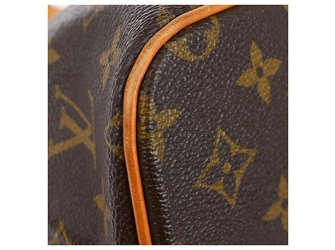 Bolso Louis Vuitton Palermo Monogram Canvas PM Castaño - vista 6