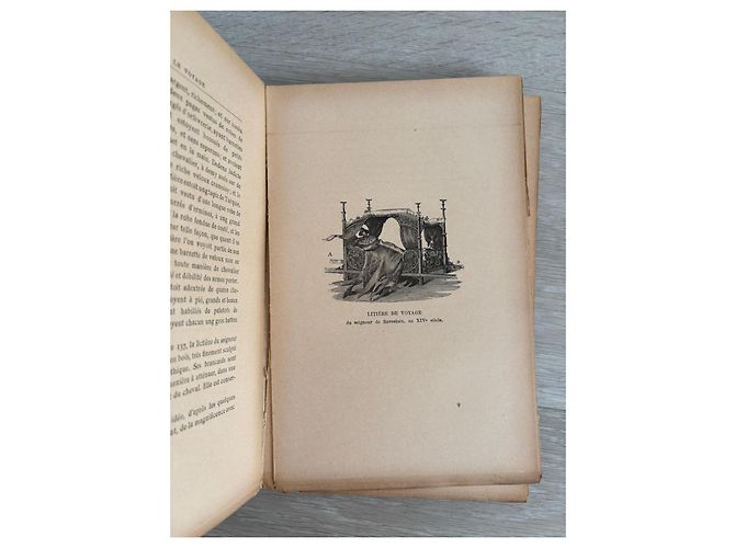 Louis Vuitton Fils Livre Le Voyage Édition 1894 Marron Multicolore Beige - vue 10