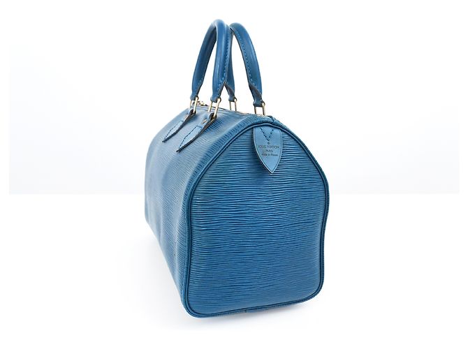 Borsa Louis Vuitton Speedy in pelle Epi 30 - vista 6