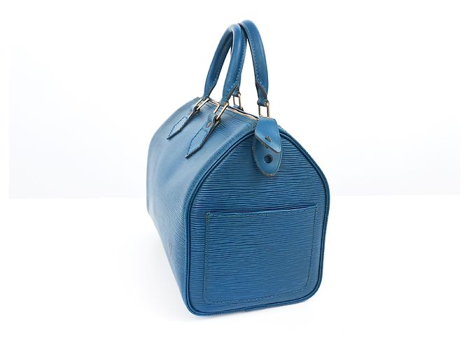 Borsa Louis Vuitton Speedy in pelle Epi 30 - vista 7