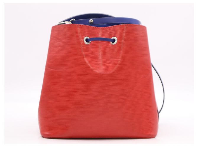 Louis Vuitton Neo Neo in pelle Epi rossa e blu MM Multicolore - vista 2