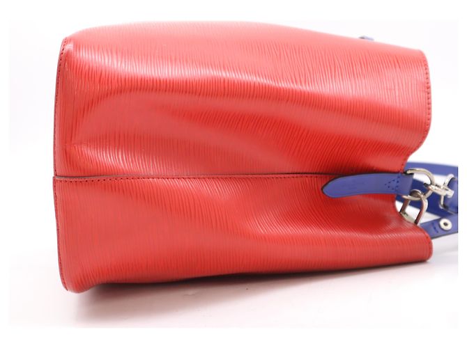 Louis Vuitton Neo Neo in pelle Epi rossa e blu MM Multicolore - vista 5