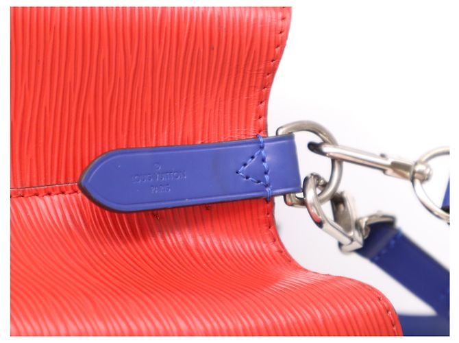 Louis Vuitton Neo Neo in pelle Epi rossa e blu MM Multicolore - vista 6