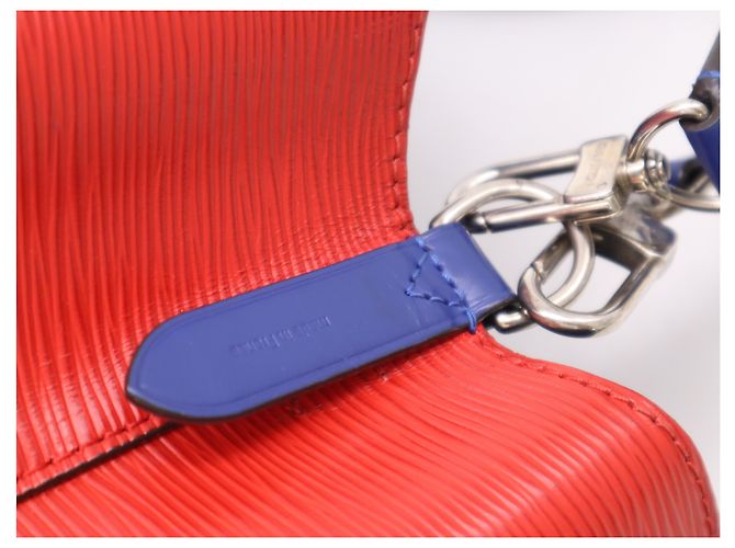 Louis Vuitton Neo Neo in pelle Epi rossa e blu MM Multicolore - vista 7