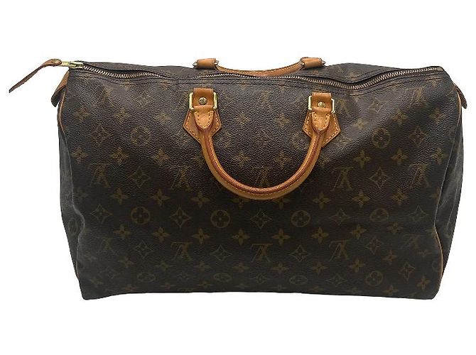 Borsa Louis Vuitton Speedy Monogram Canvas 40 Marrone - vista 2