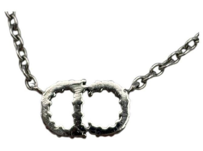 Collana Christian Dior Dior Clair D Lune con strass Argento - vista 2