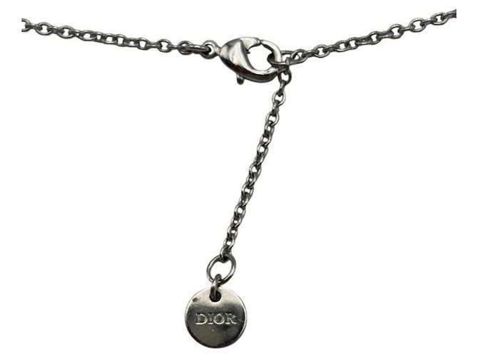 Collana Christian Dior Dior Clair D Lune con strass Argento - vista 4