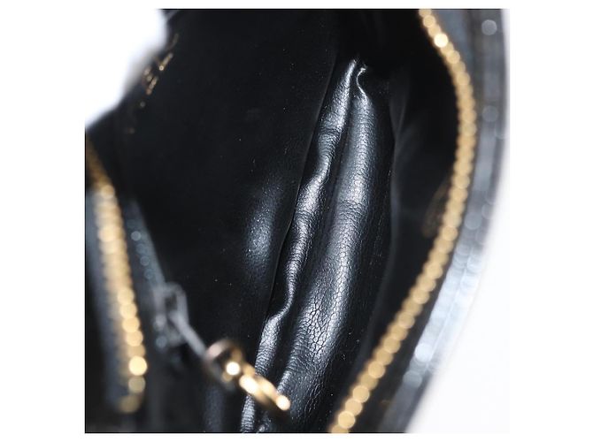 Borsa cintura Chanel Vintage Timeless in vernice Nero - vista 5