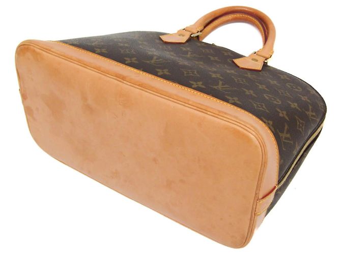 Borsa Louis Vuitton Alma Monogram Canvas PM Marrone - vista 2