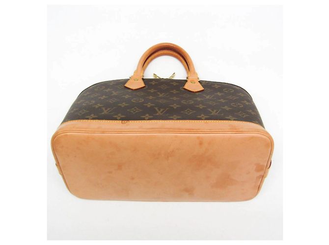 Borsa Louis Vuitton Alma Monogram Canvas PM Marrone - vista 7