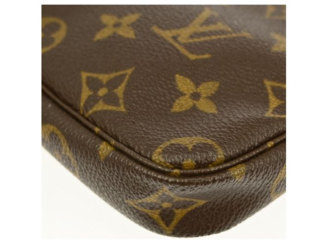 Louis Vuitton Mini pochette accessoires Canvas Mini Castaño - vista 7