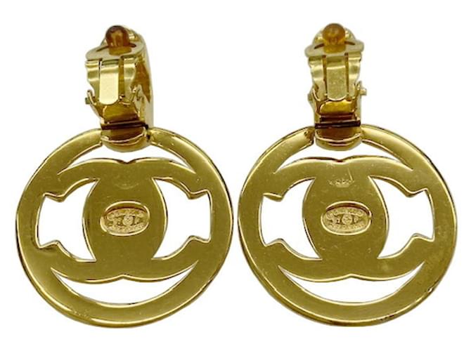 Orecchini Chanel Coco Mark Turnlock Motif D'oro - vista 2