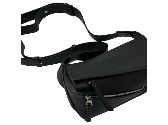 Marsupio mini in pelle Loewe Puzzle Nero - vista 13