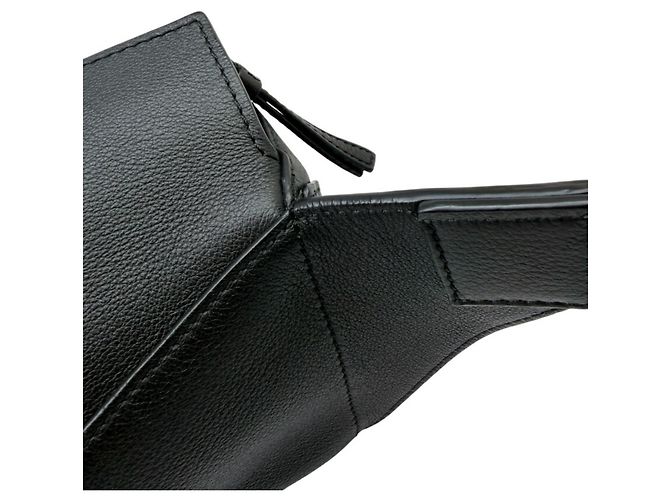 Marsupio mini in pelle Loewe Puzzle Nero - vista 8