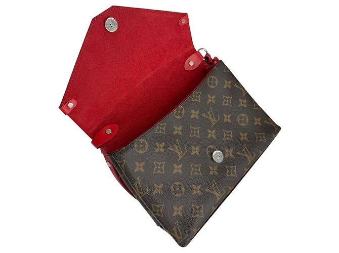 Borsa a tracolla Louis Vuitton Monogram Saint Michel Epi Marrone - vista 12