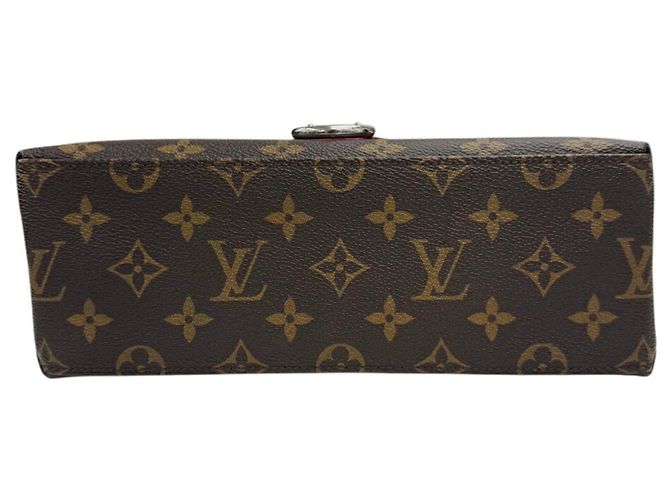 Borsa a tracolla Louis Vuitton Monogram Saint Michel Epi Marrone - vista 5