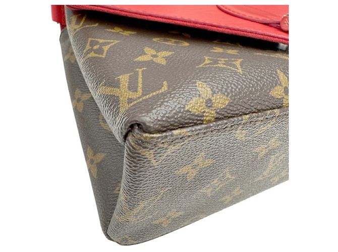 Borsa a tracolla Louis Vuitton Monogram Saint Michel Epi Marrone - vista 6