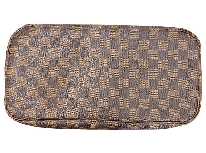 Borsa a tracolla Louis Vuitton Neverfull MM Damier Marrone - vista 5