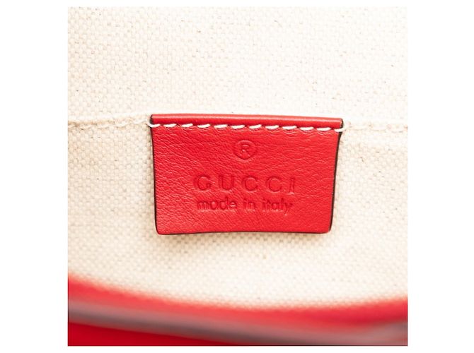 Borsa Gucci Dionysus Bamboo Rosso - vista 13