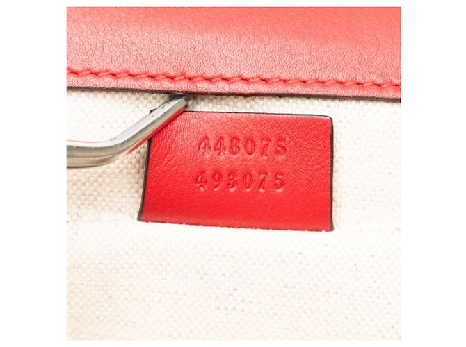 Borsa Gucci Dionysus Bamboo Rosso - vista 14