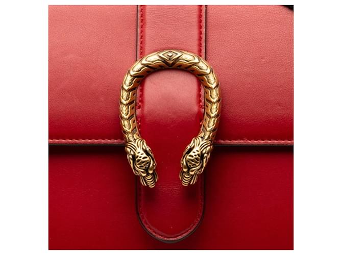 Borsa Gucci Dionysus Bamboo Rosso - vista 5