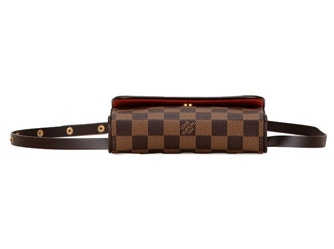 Pochette da vita Louis Vuitton Damier Florentine Marrone - vista 4